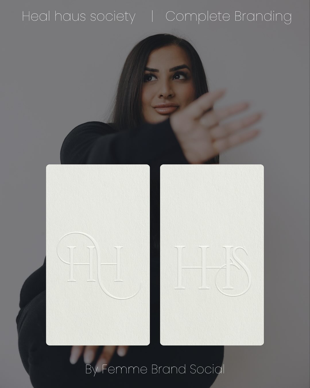 femmebrandsocial Facebook ad: Meet HEAL HAUS SOCIETY.