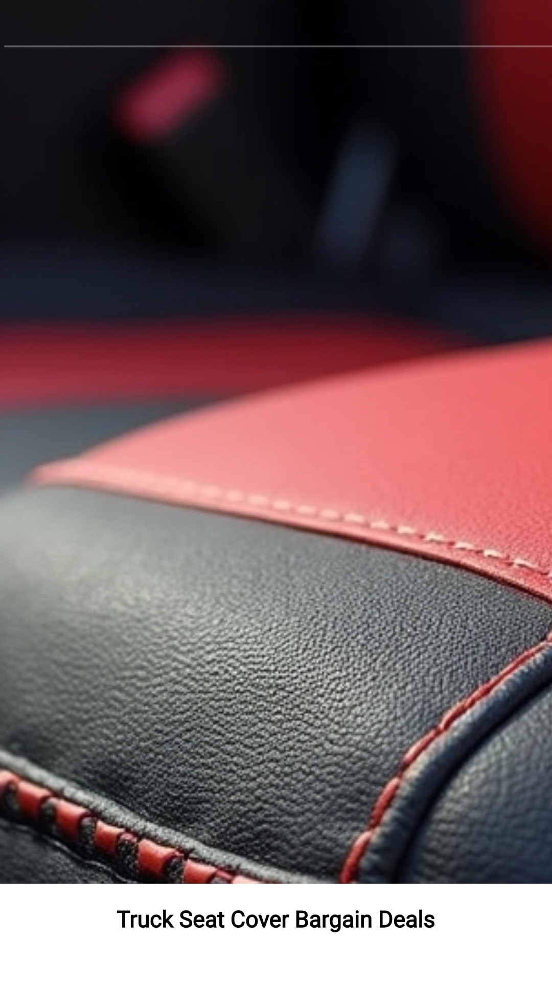 TrendingResults Startflow Facebook ad: Truck Seat Cover Bargain Deals.