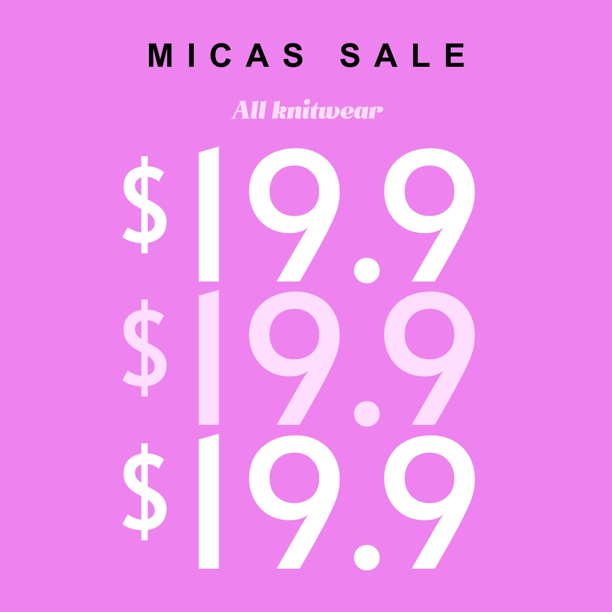 MICAS Facebook ad