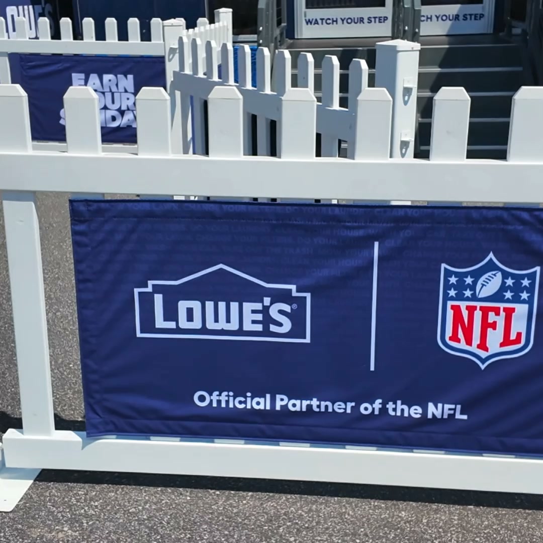 Lowe's Home Improvement Facebook ad: Earn Your Sunday Tour