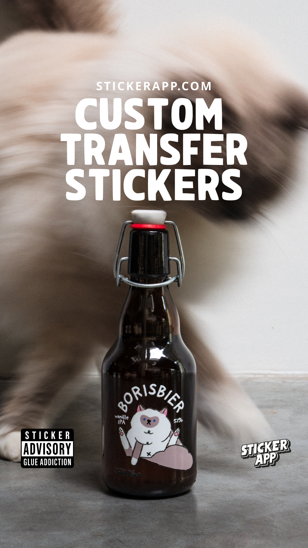 StickerApp Facebook ad
