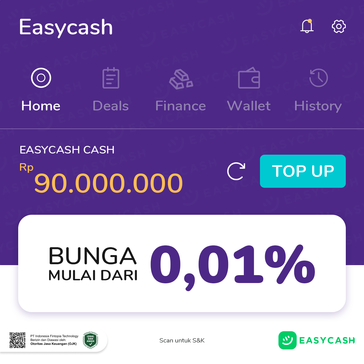 Easycash Facebook ad