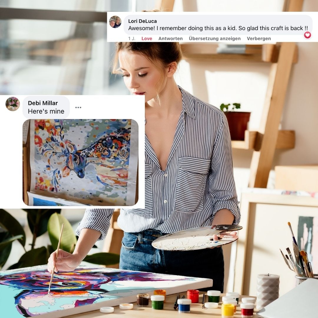 Paint by Numbers - DIY Facebook ad
