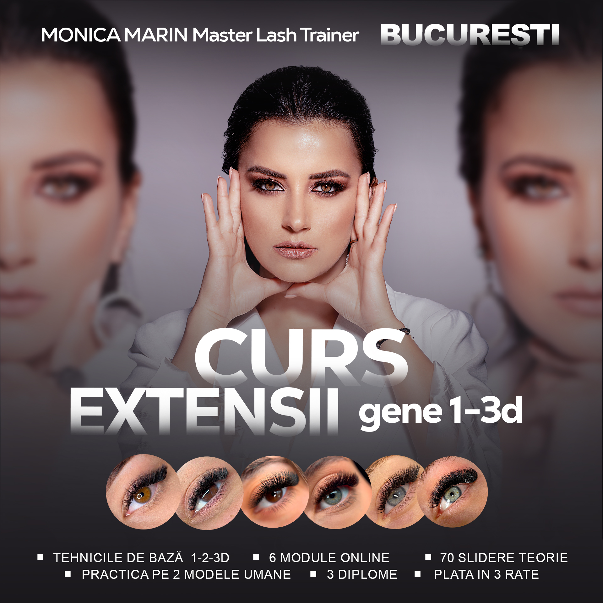 DLUX Academy Romania Facebook ad: Curs Extensii Gene 1-3D -> Bucuresti