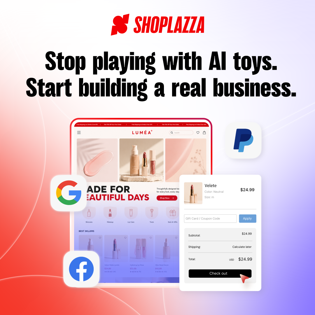 Shoplazza Facebook ad