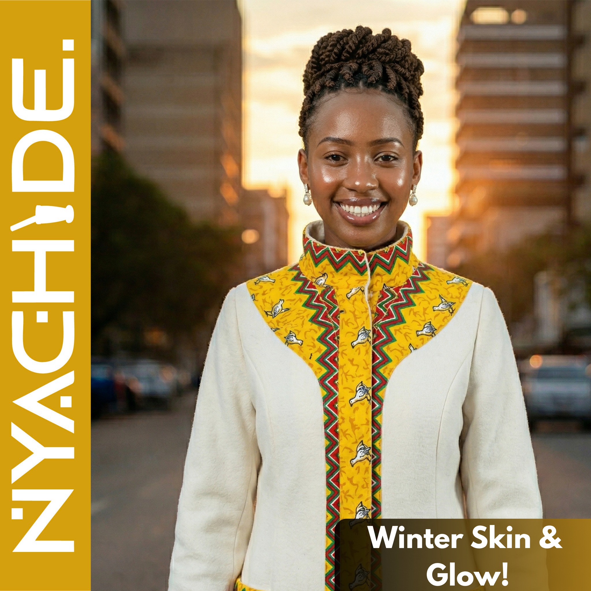 Nyachide Facebook ad: Winter Skin Essentials!