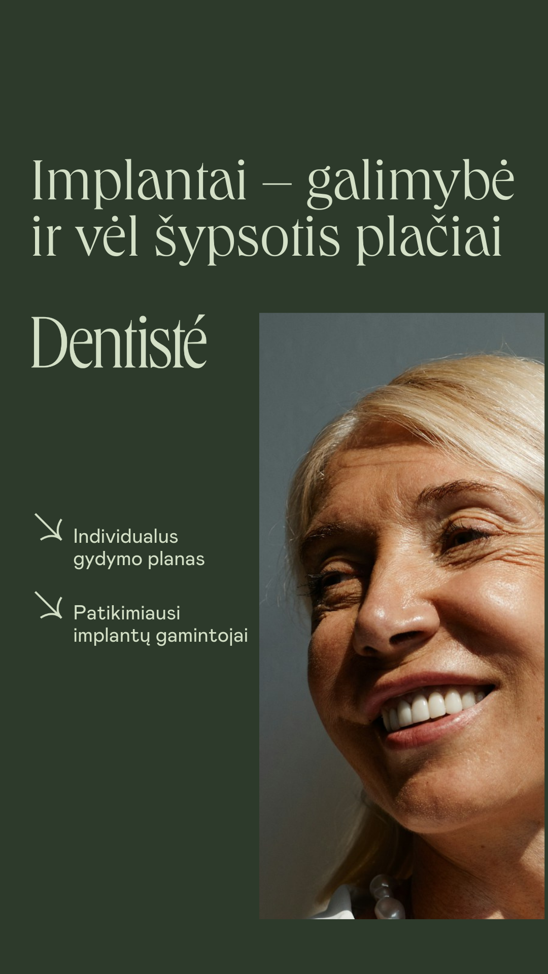 Odontologijos klinika Dentistè Facebook ad