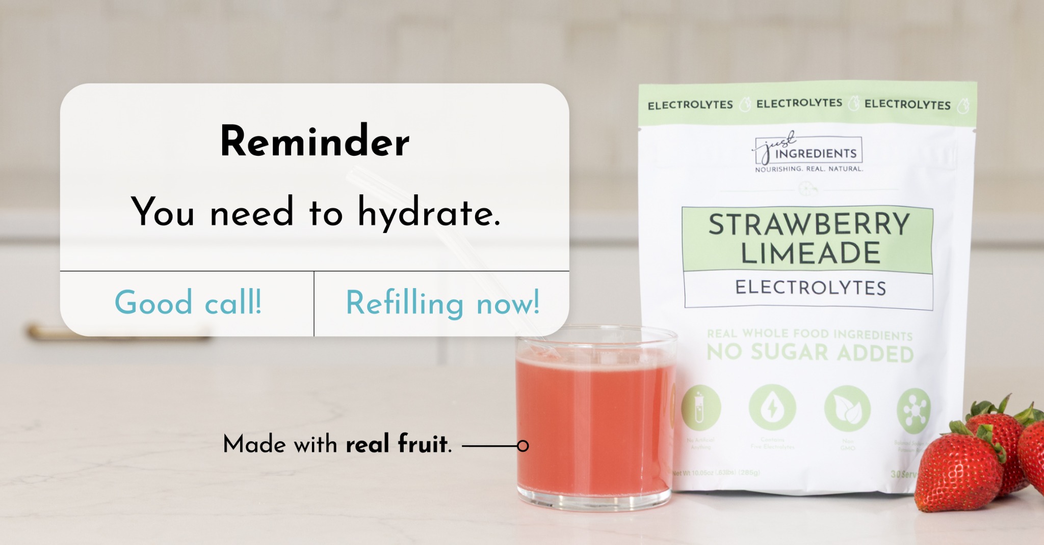 Just Ingredients Facebook ad