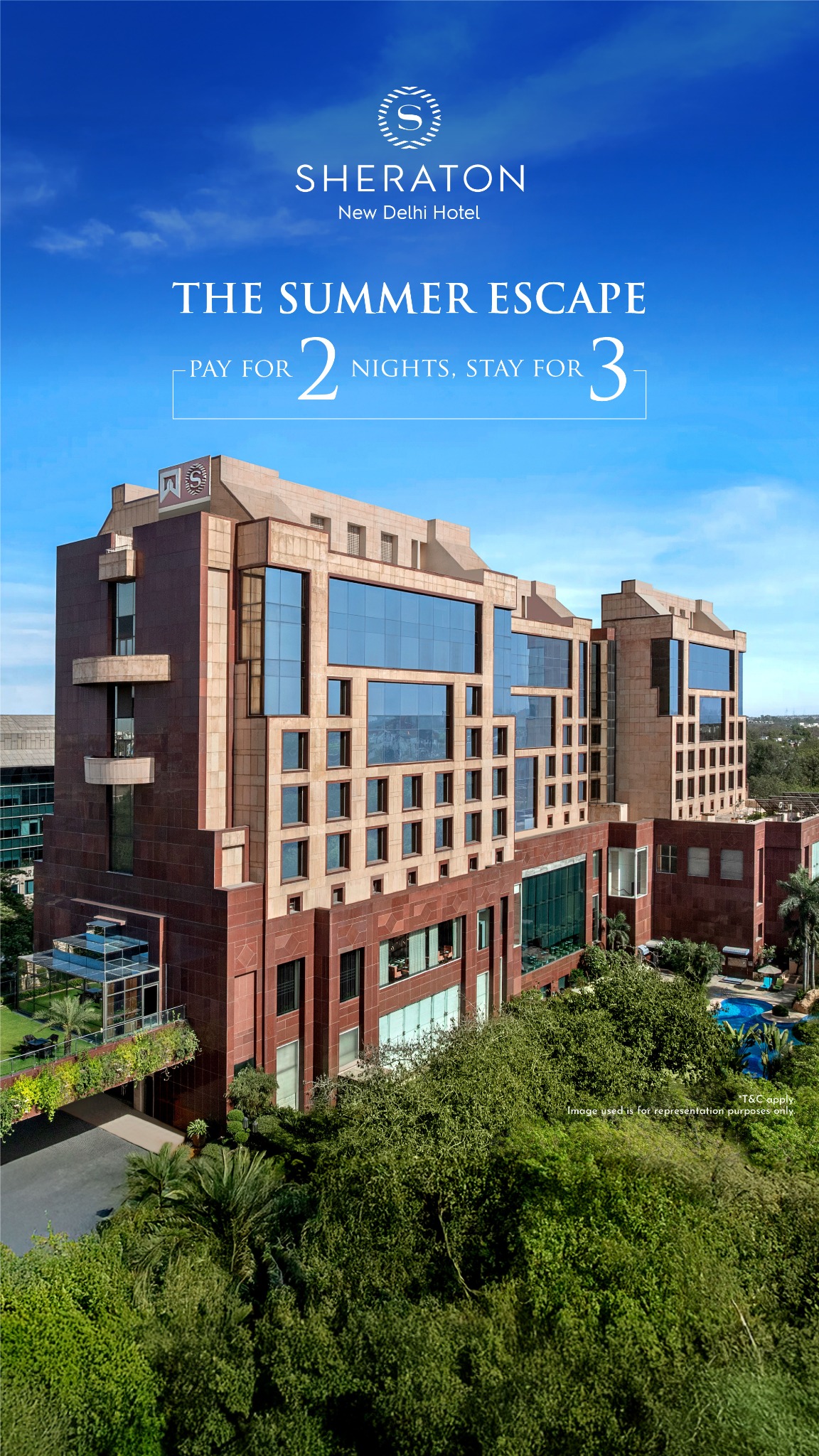 Sheraton New Delhi Facebook ad from Apr 24, 2026