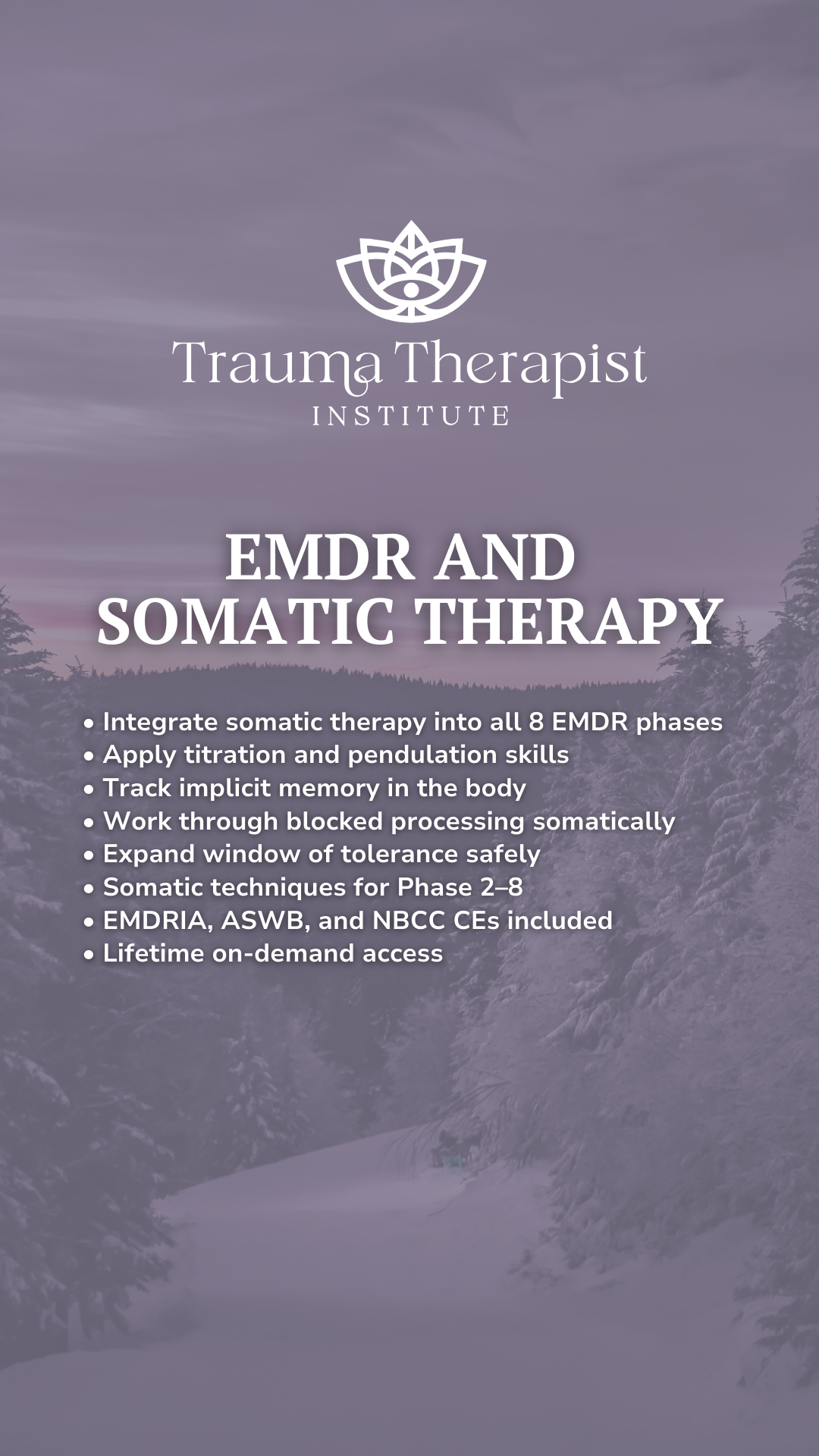Trauma Therapist Institute Facebook ad