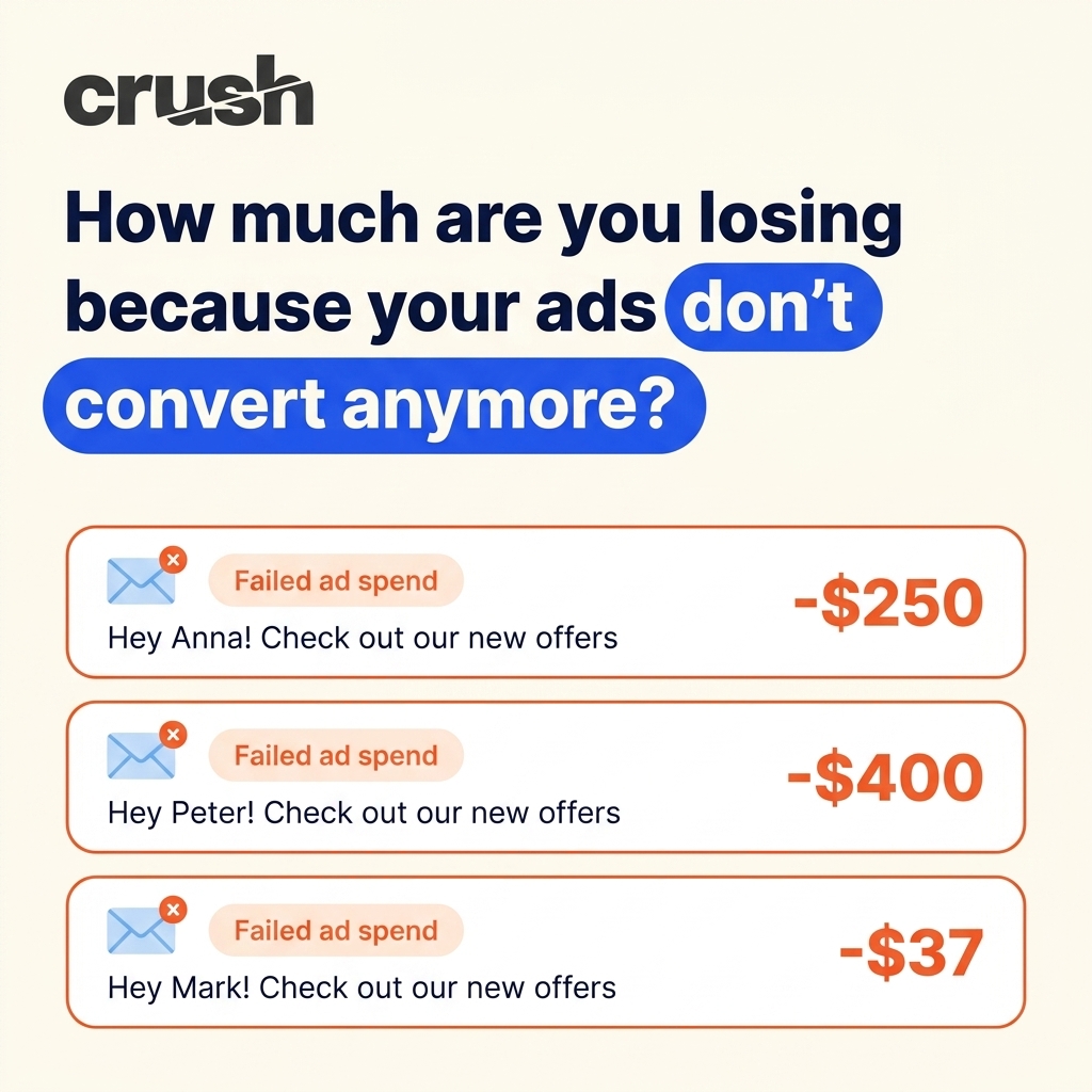 trycrush.ai Facebook ad