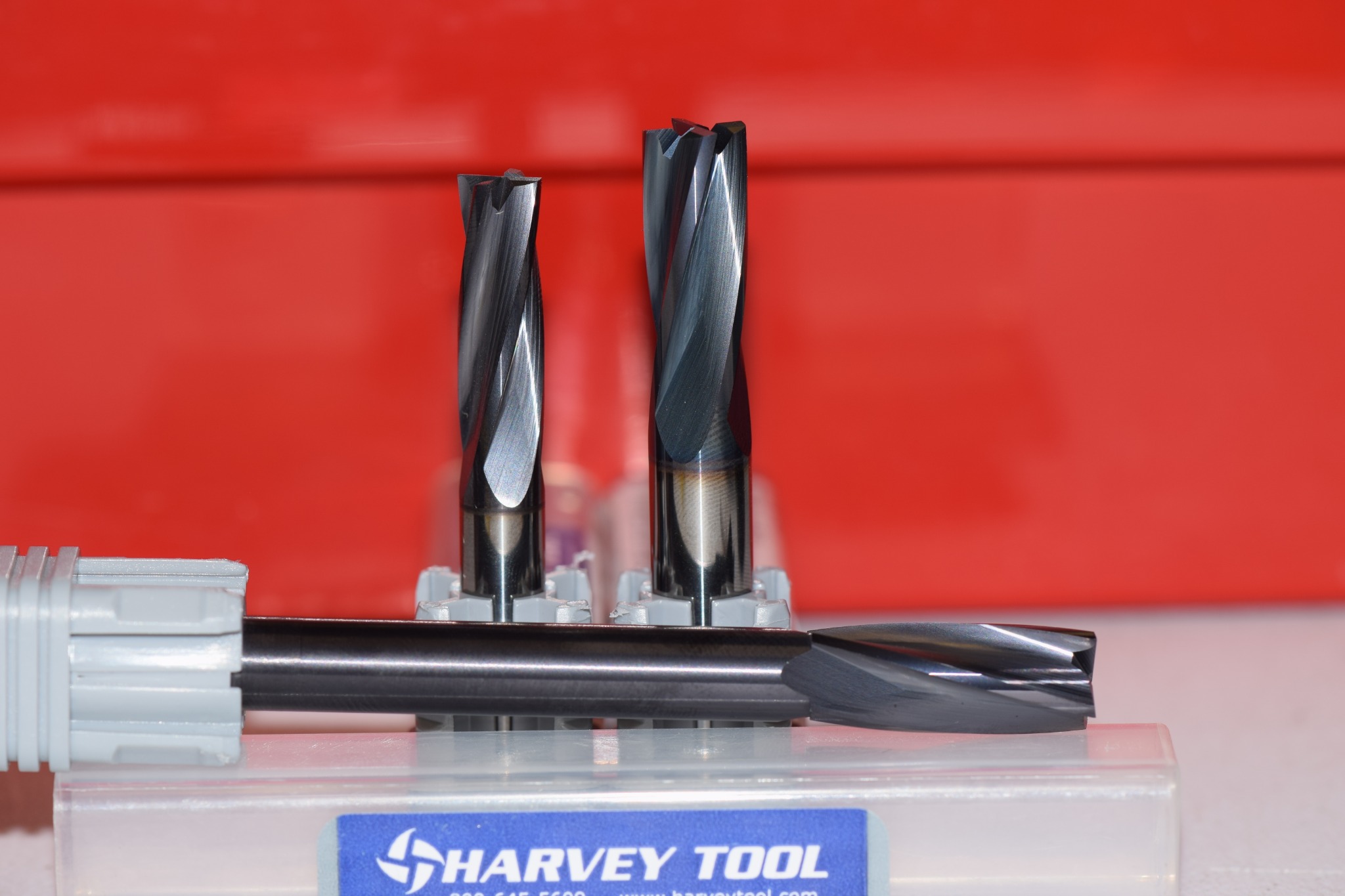 Harvey Tool Company Facebook ad: Avoid the traditional dish left by end mills…