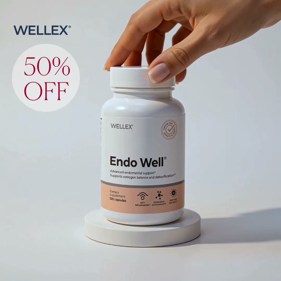 Wellex Facebook ad: Save 50% on Endo Well