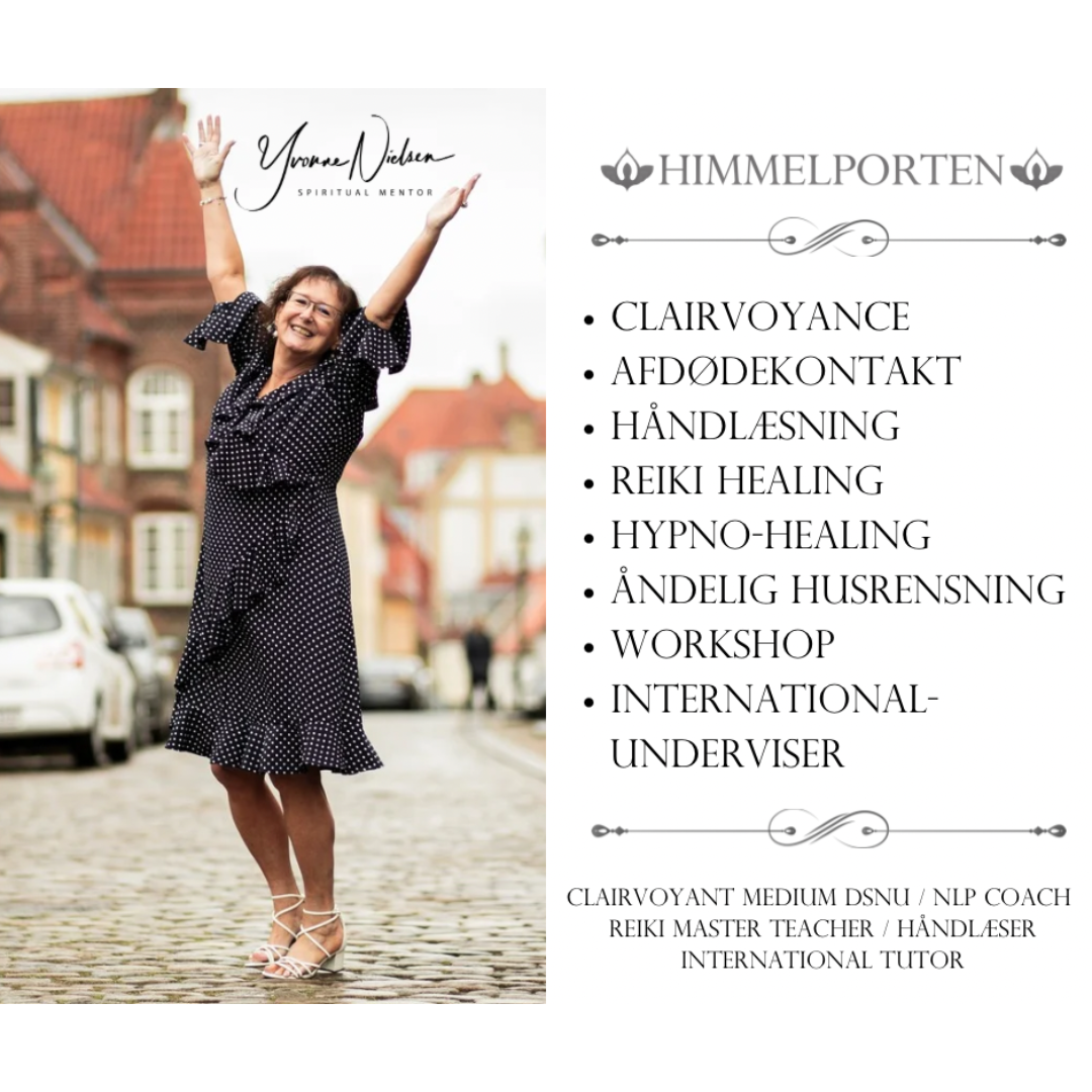 Himmelporten Clairvoyant Medium Yvonne Nielsen Facebook ad: Mød Yvonne Nielsen fra Himmelporten - en erfaren…