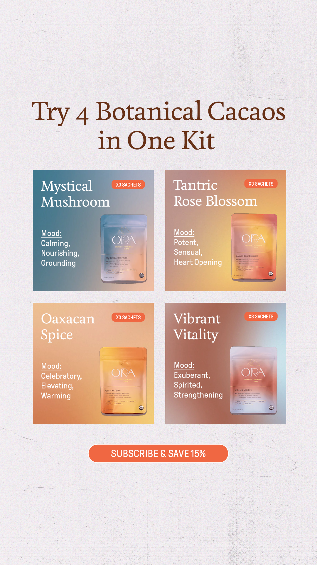 Ora Cacao Facebook ad