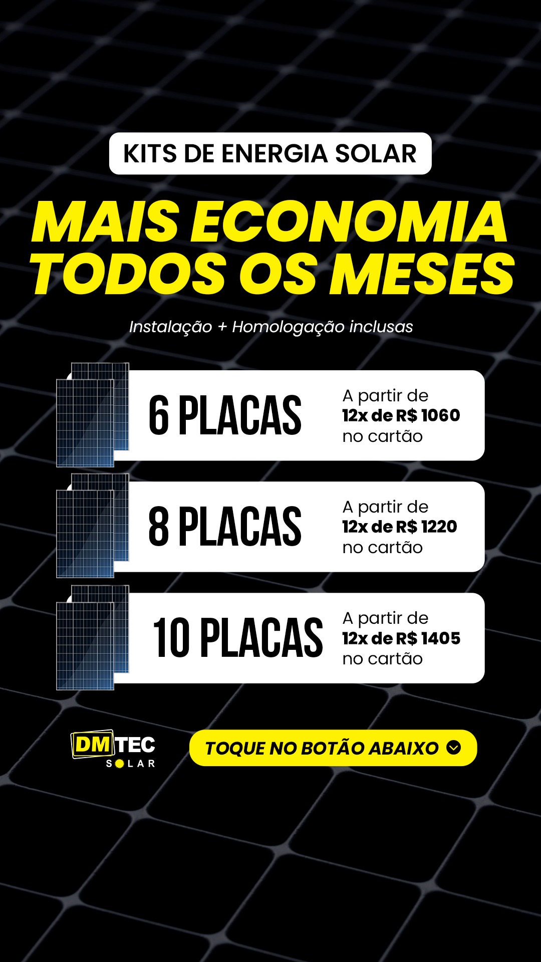 DmTec Solar Facebook ad