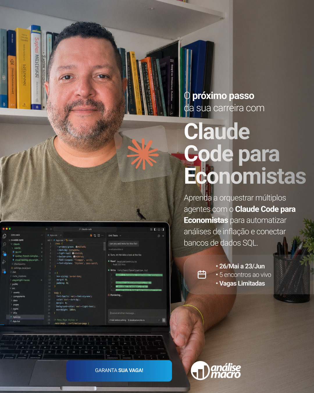 Análise Macro Facebook ad from May 1, 2026