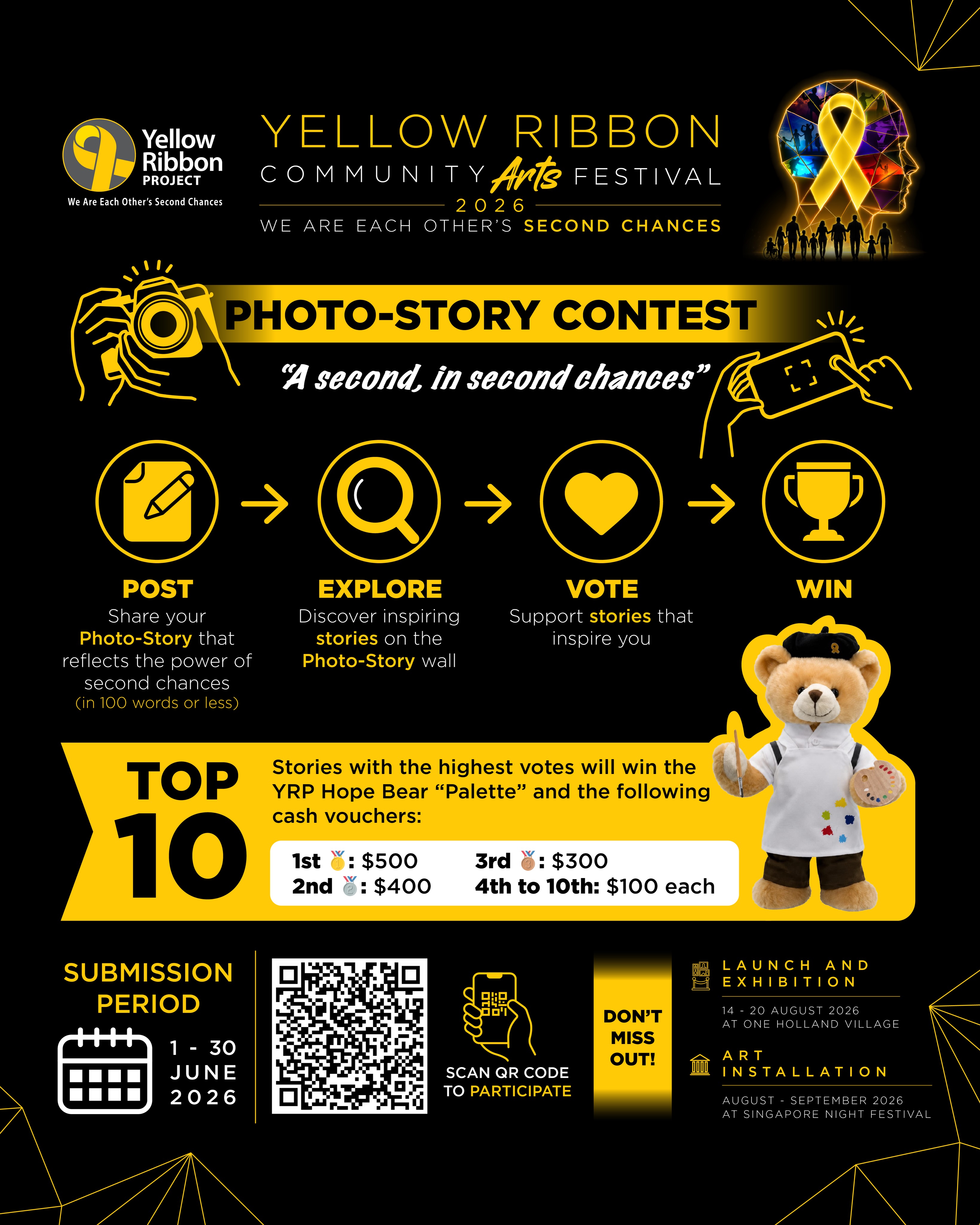 Yellow Ribbon Singapore Facebook ad