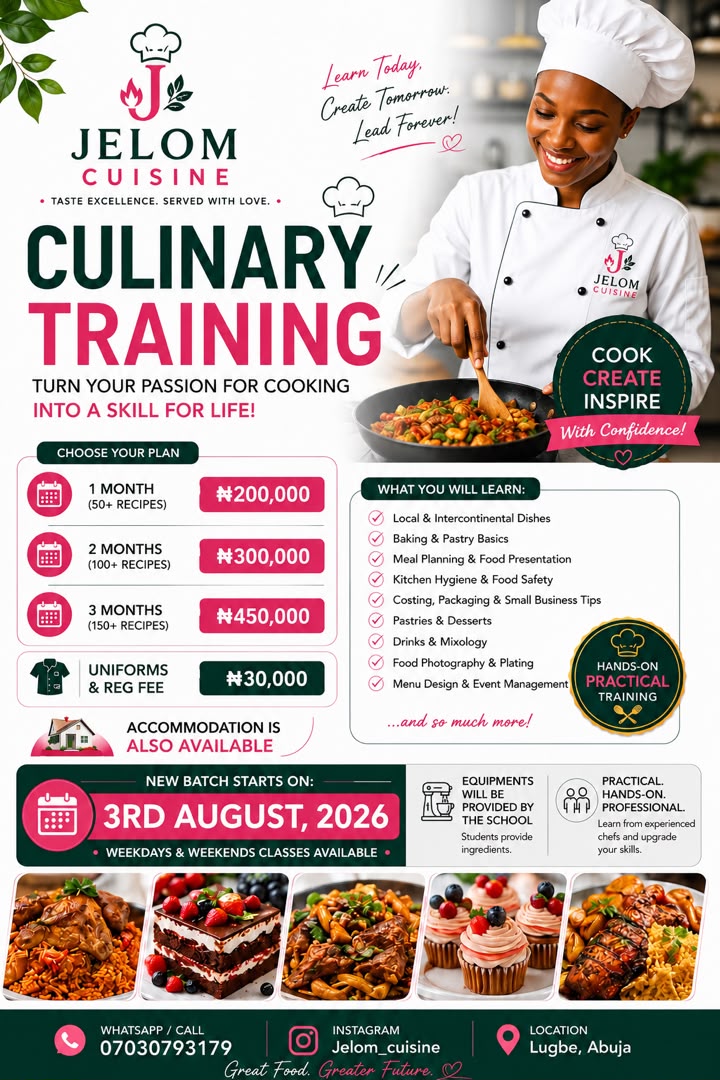 Jelom Cuisine and Culinary Art Facebook ad: https://wa.me/message 42BQVPPSCGUEH1