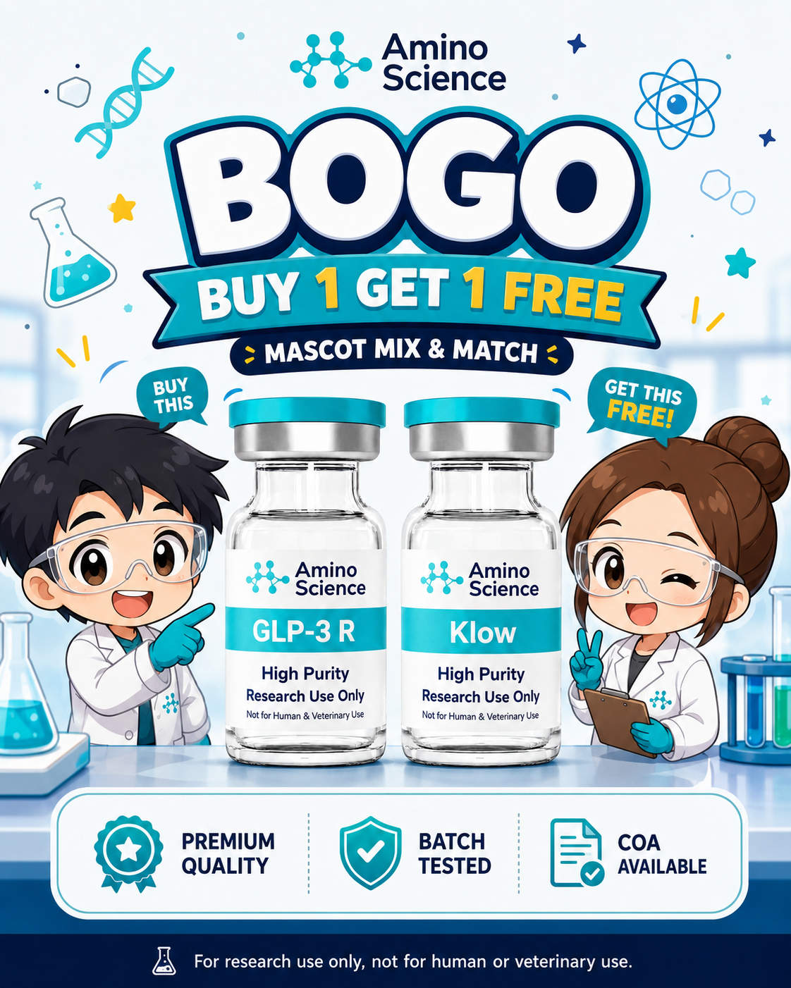 Amino Science Labs Facebook ad