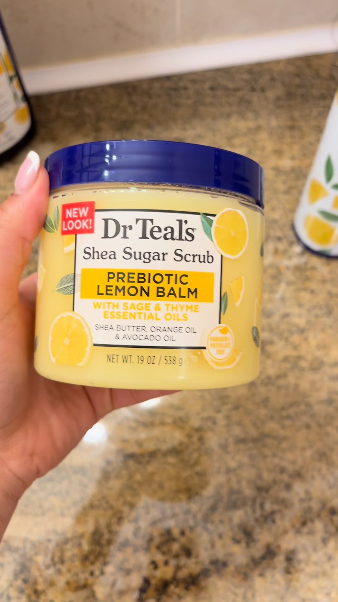 Dr Teal's Chile Facebook ad: Energiza tus mañanas con la colección Lemon Balm…