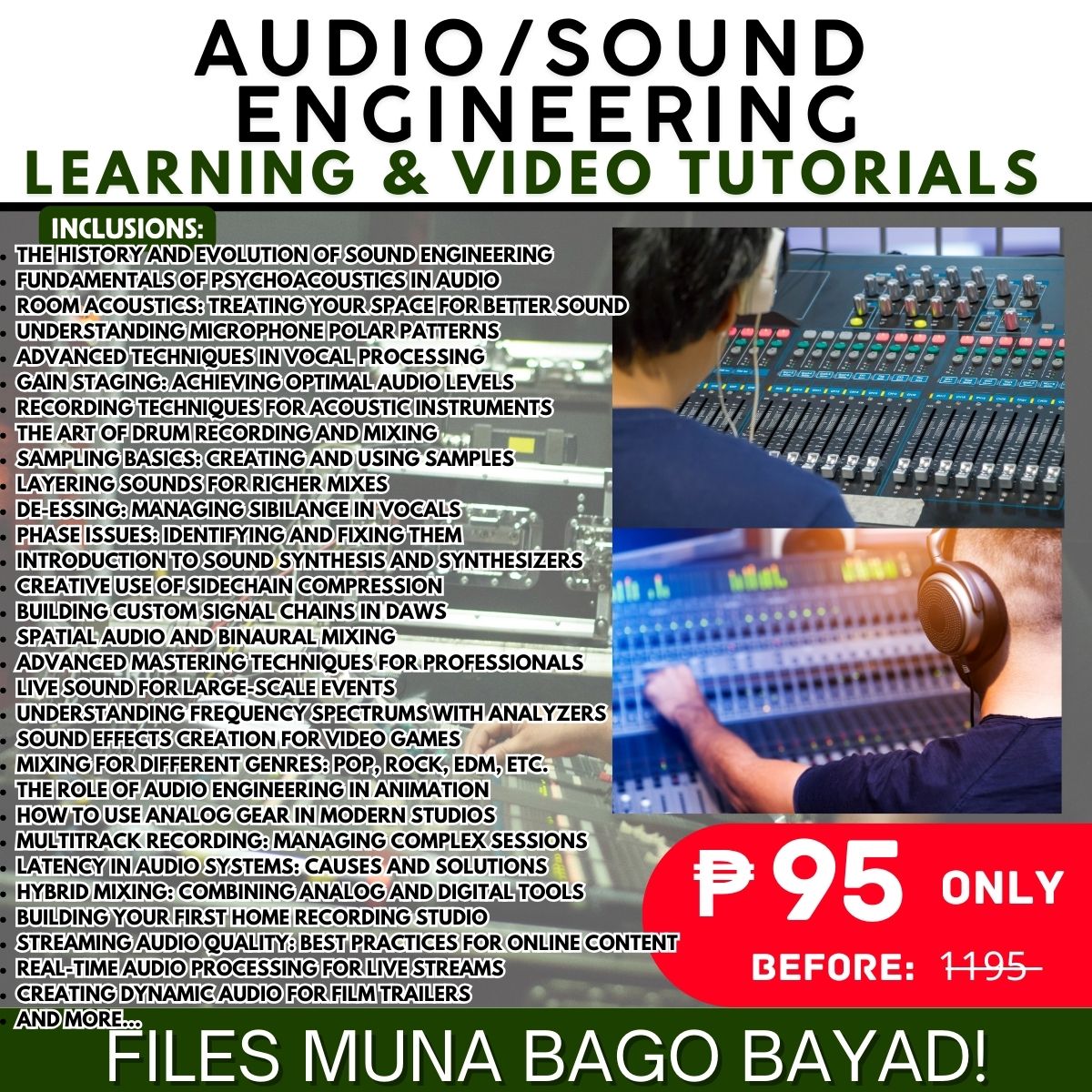 Audio Sound Solutions PH Facebook ad: Ready to elevate your audio experience?