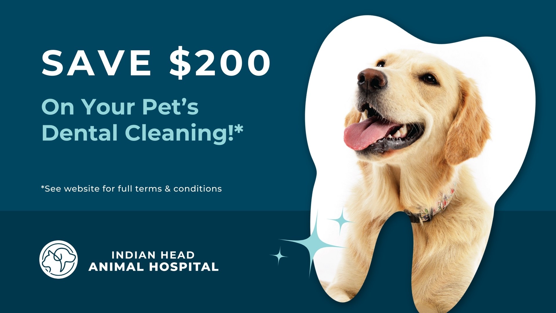 Indian Head Animal Hospital Facebook ad from Feb 4, 2026