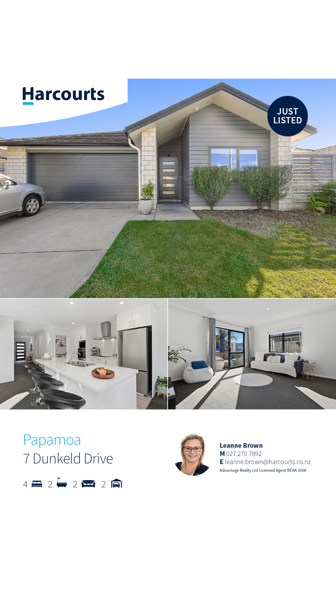 Harcourts Advantage Tauranga Facebook ad