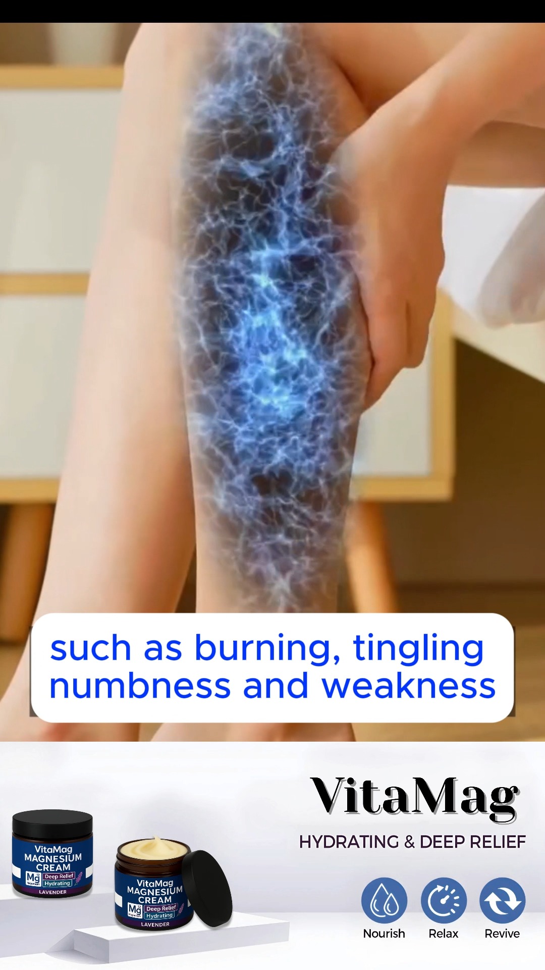 VitaMag Facebook ad: Tired of Tingling Feet at Night?