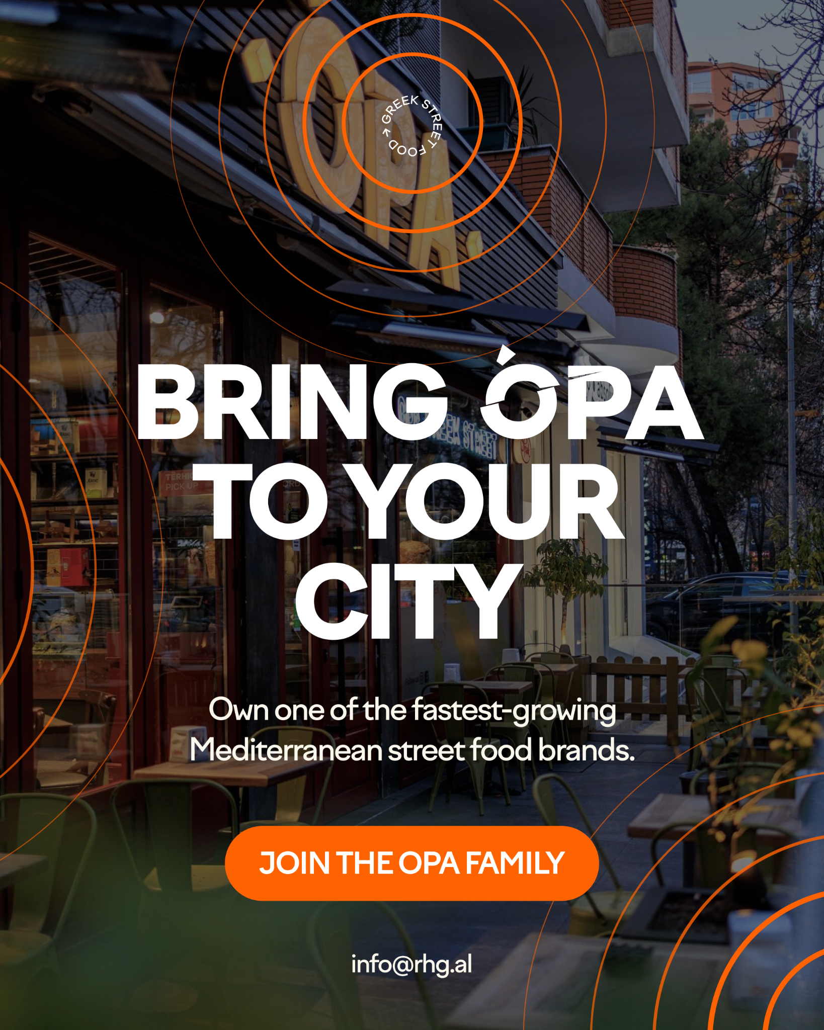 OPA - Greek Street Food Facebook ad