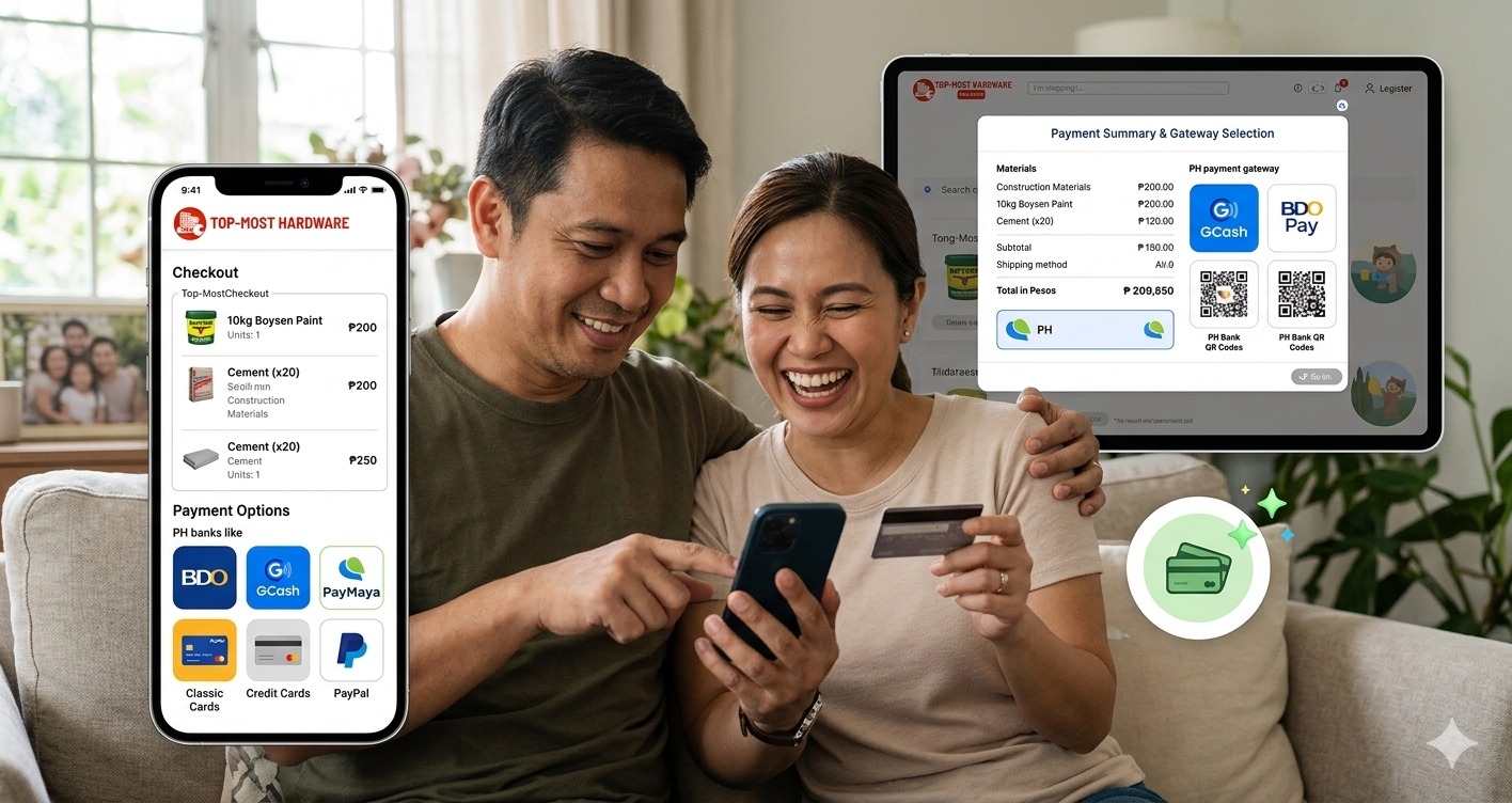Top-Most Hardware Construction Materials Supplies Tools Equipment Supplier Facebook ad: Walang cash? Pwedeng credit card o GCash dito!