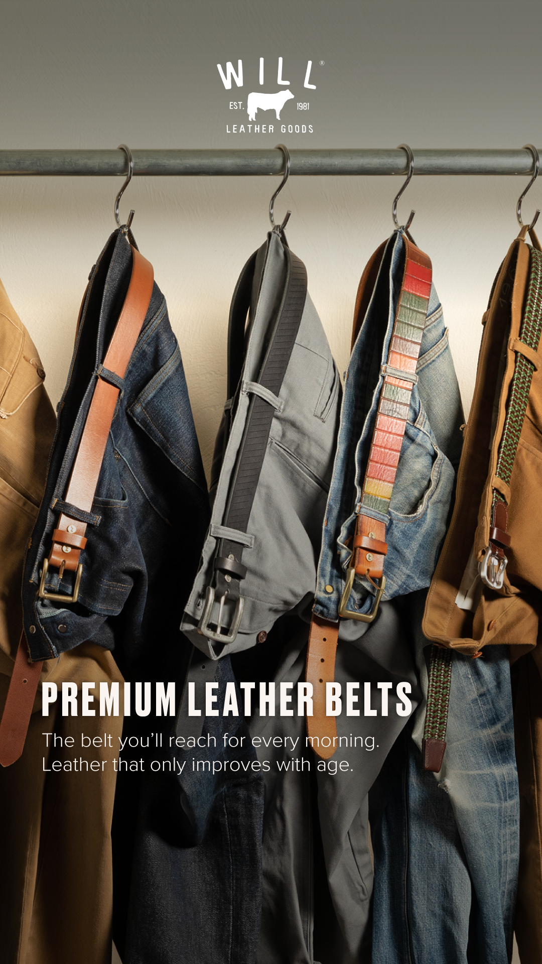 Will Leather Goods Facebook ad