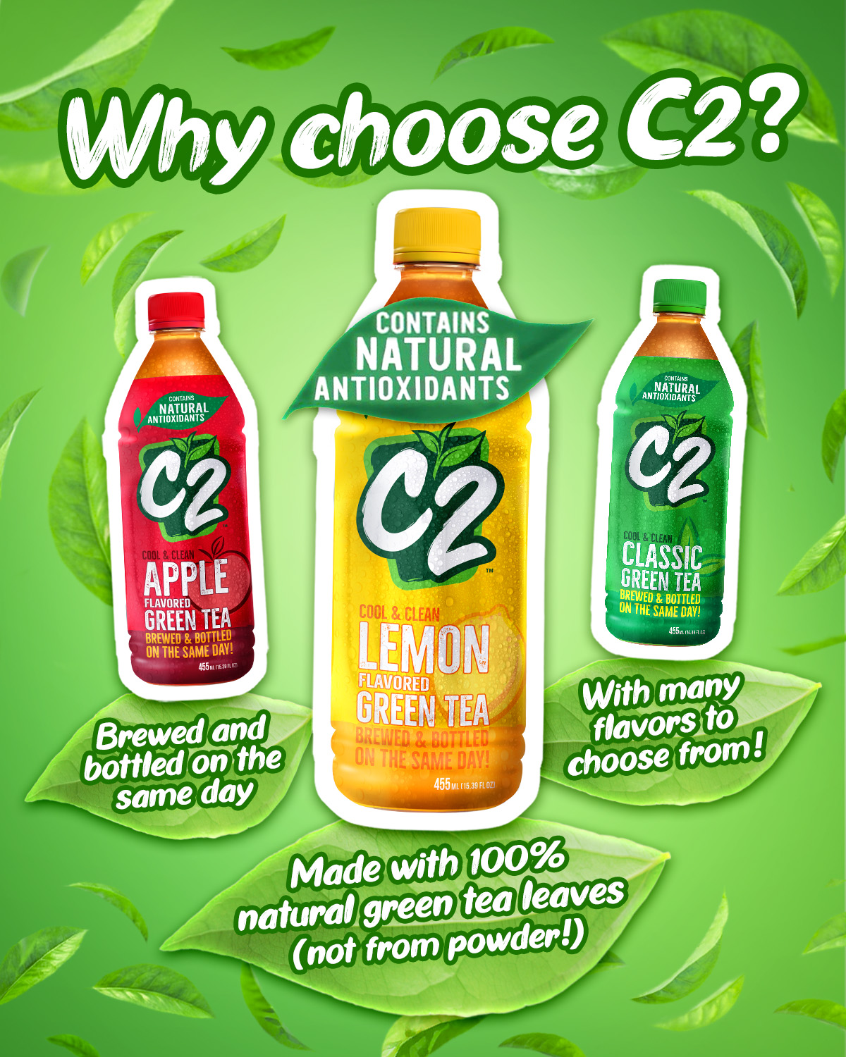 C2 Cool and Clean Facebook ad: Why choose C2?