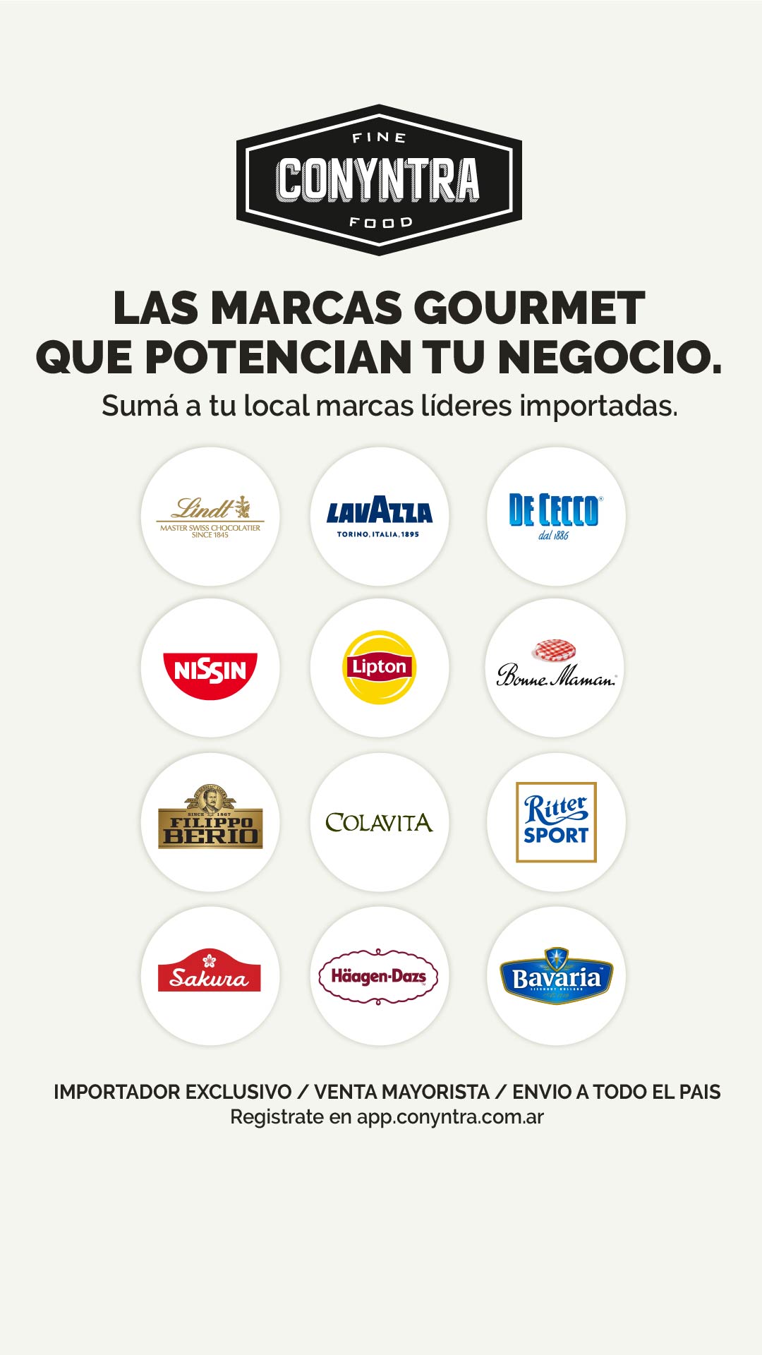 Conyntra Fine Food Facebook ad from Jul 9, 2026