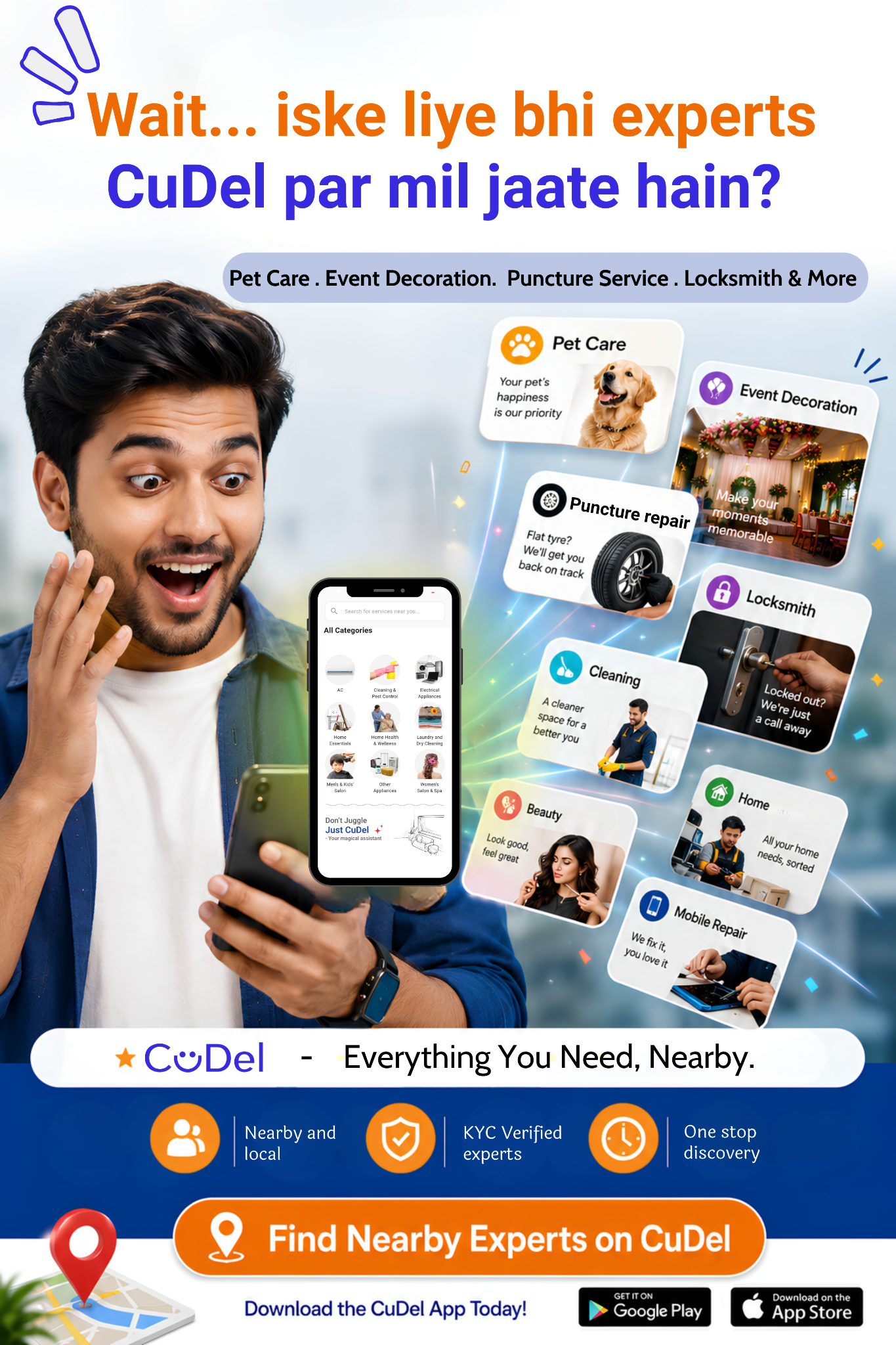 CuDel Facebook ad: Offer - Flat 15% OFF till 5th July 26