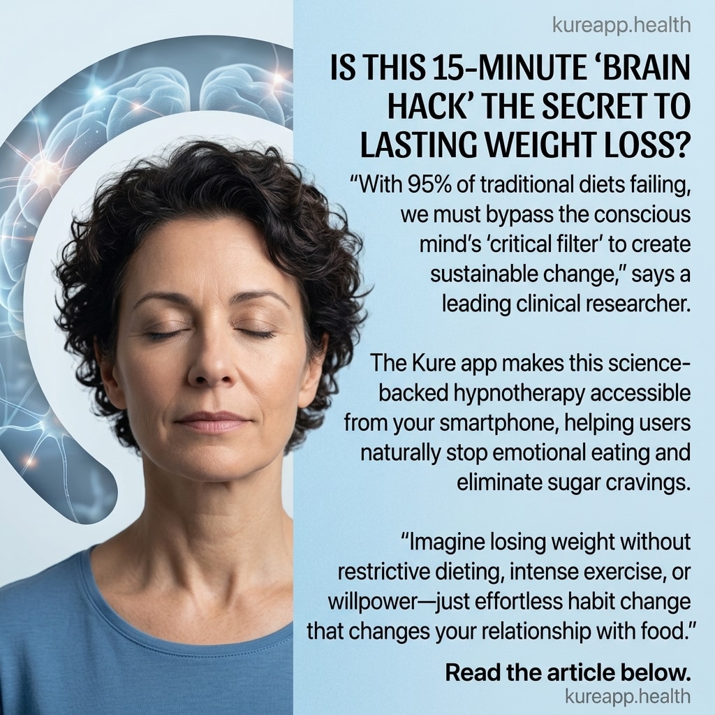 Kure for Hypnotherapy Facebook ad
