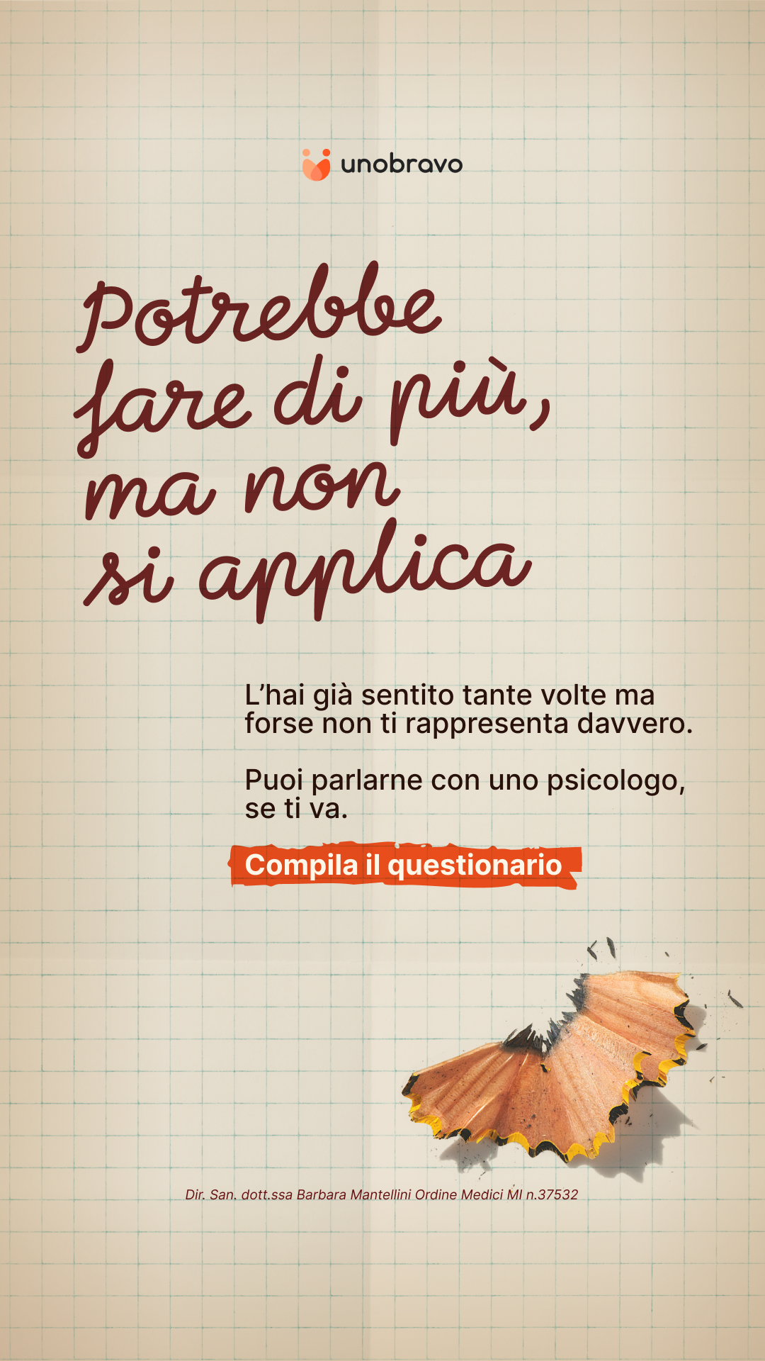 Unobravo Facebook ad