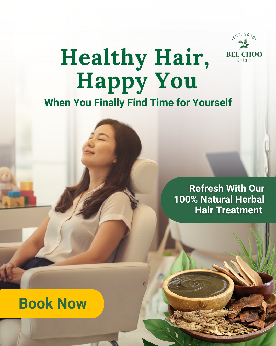 Bee Choo Origin Singapore Facebook ad: Treatment From Just $40