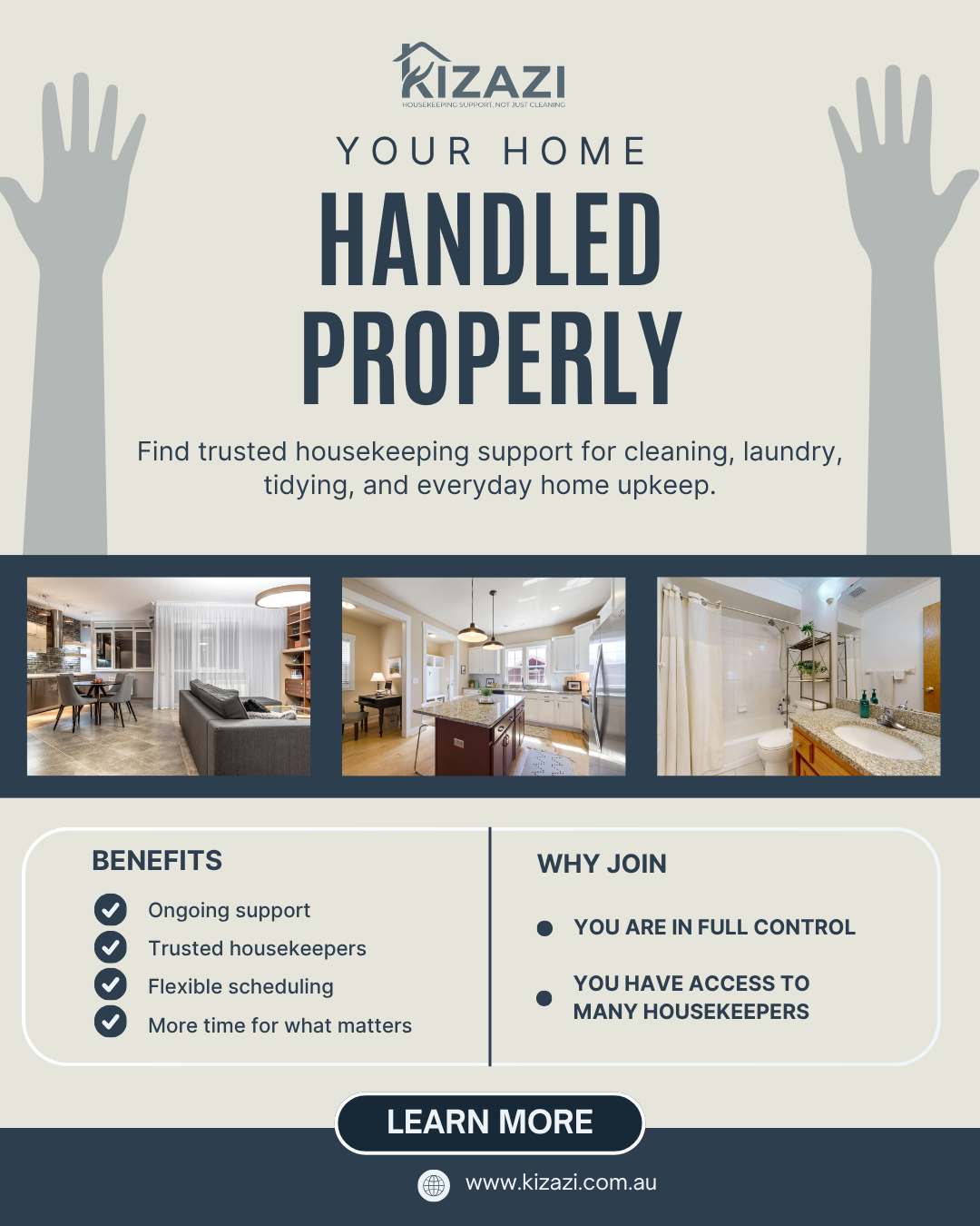 Kizazi Housekeeping Facebook ad from Jun 23, 2026