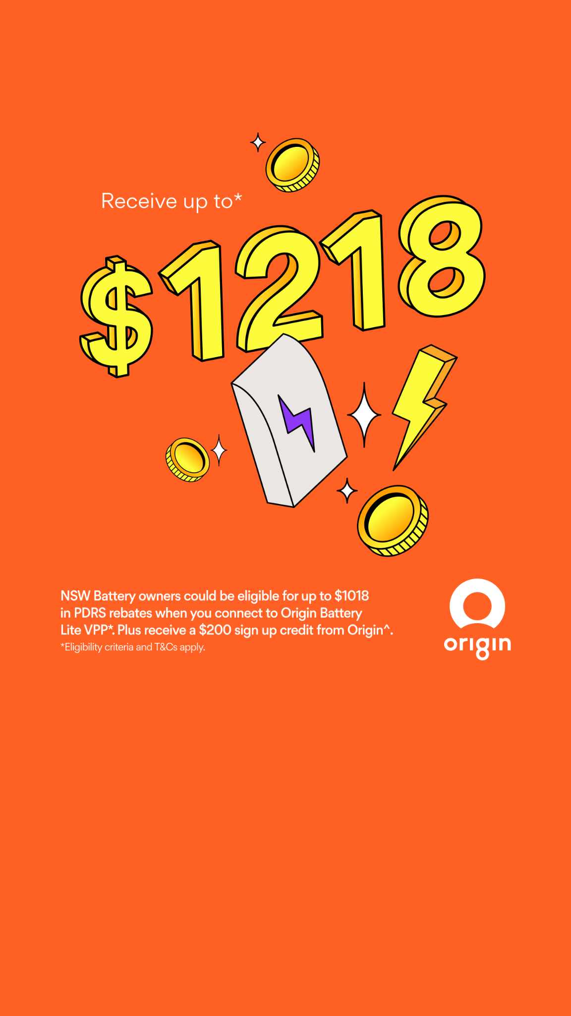 Origin Energy Facebook ad