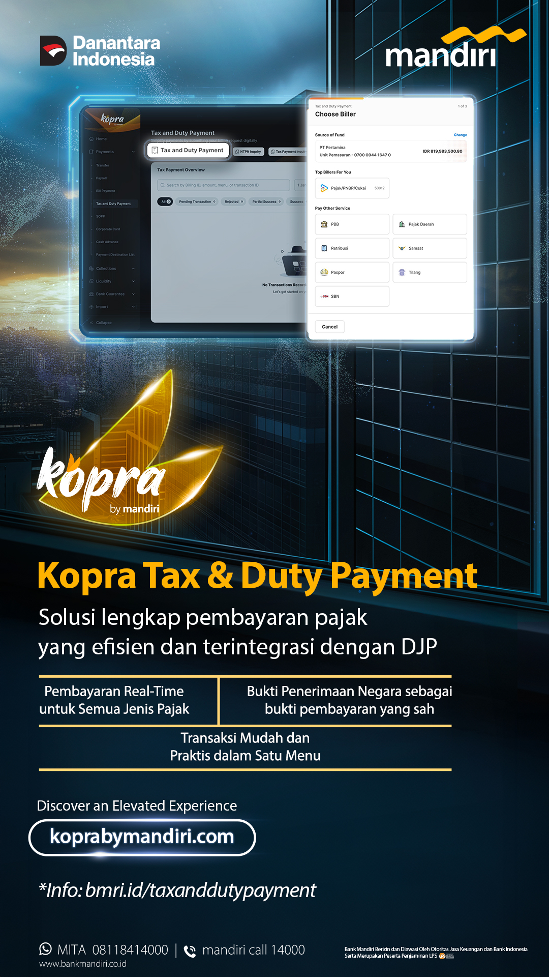 Bank Mandiri Facebook ad