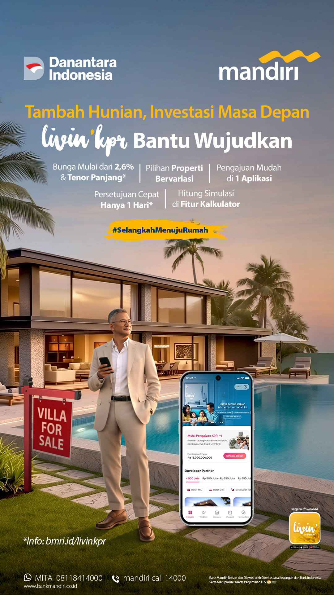 Bank Mandiri Facebook ad