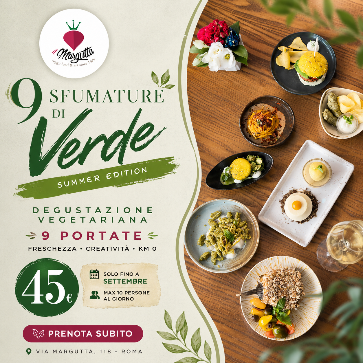Il Margutta vegetarian food&art Facebook ad