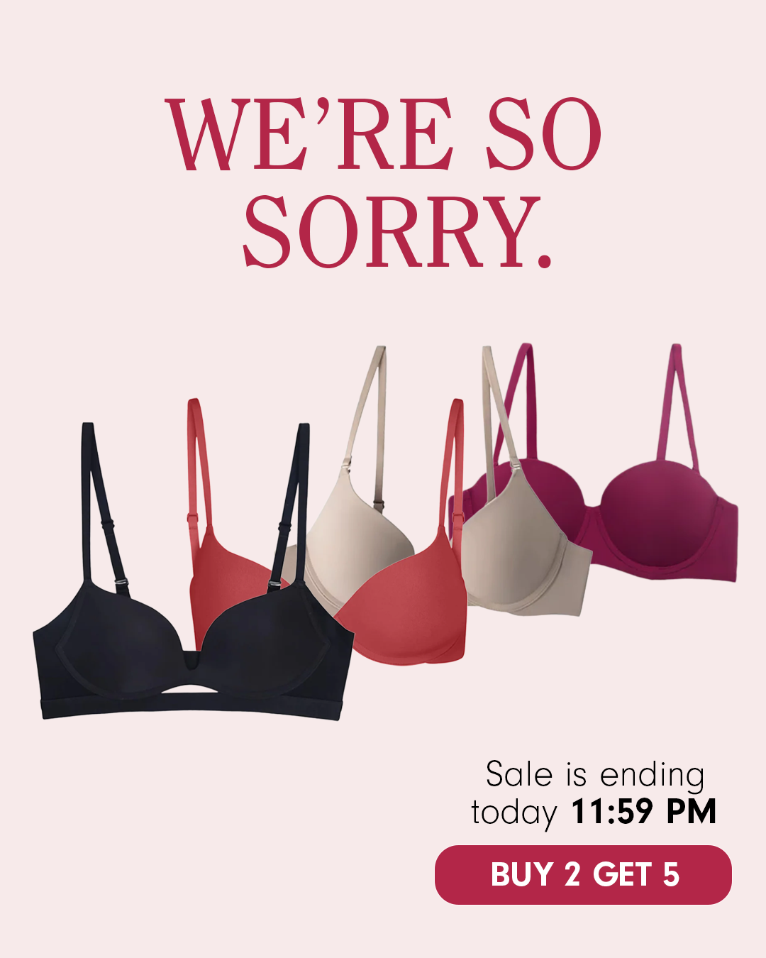 FitCherries USA Facebook ad: Perfect fit for small sizes