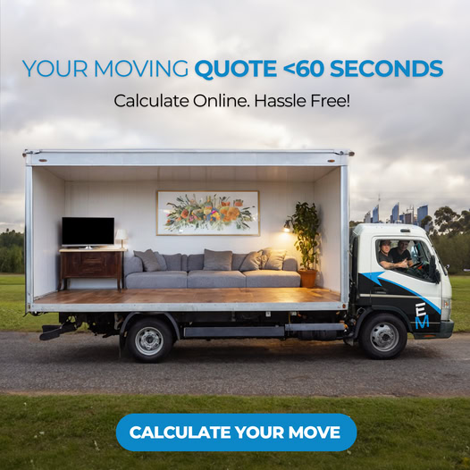Ezy Move Removalist Facebook ad: Moving Quote In <60 Seconds!