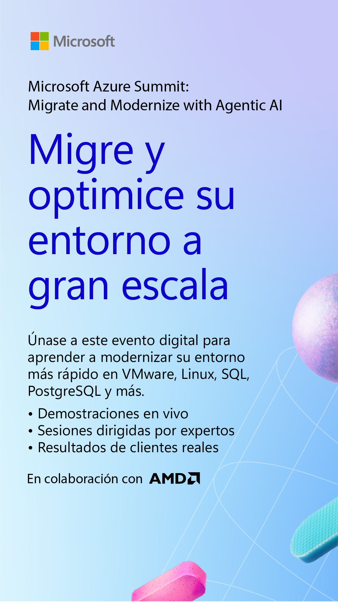 Microsoft Azure Facebook ad