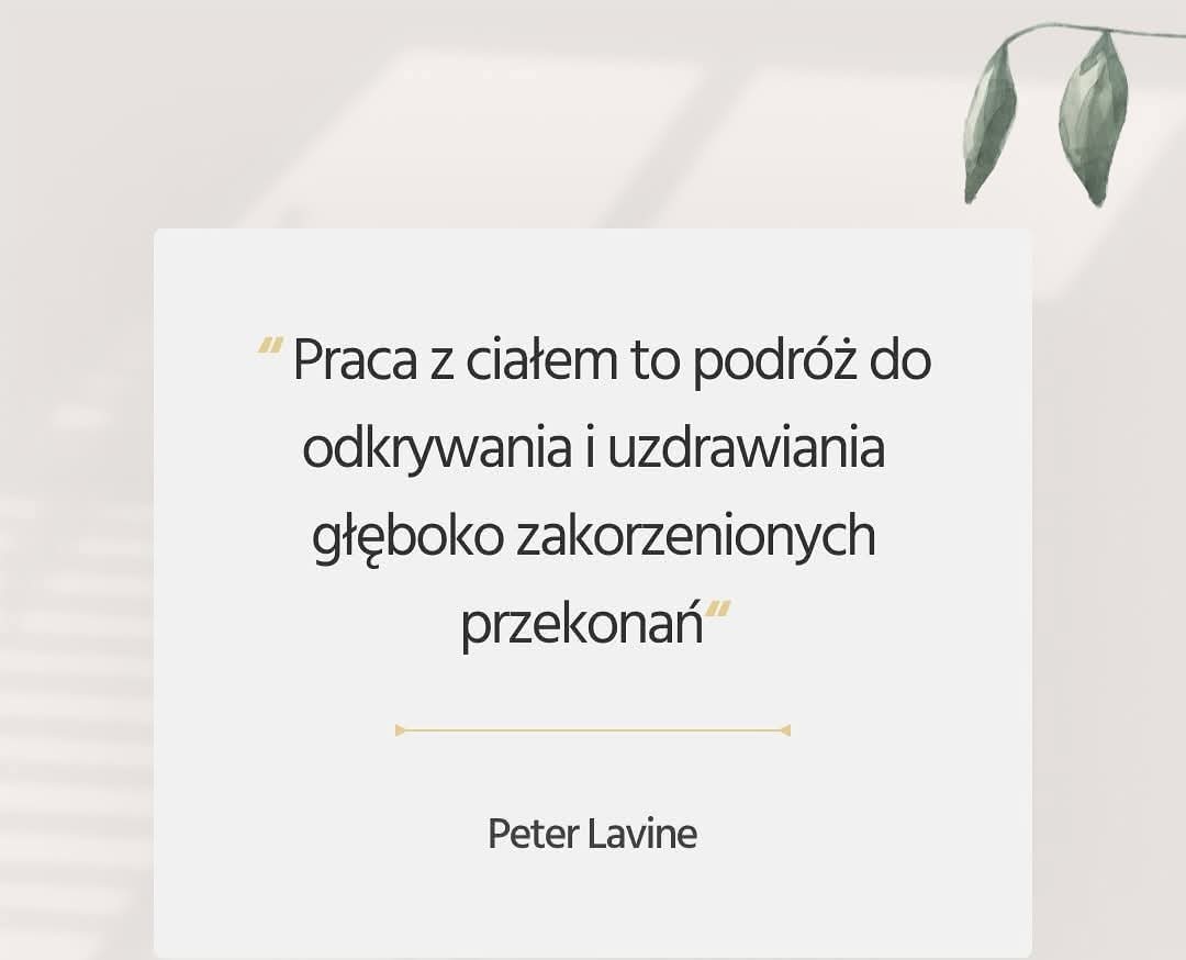 Karina Pizoń - Terapie Somatyczne Facebook ad: Karina Pizoń