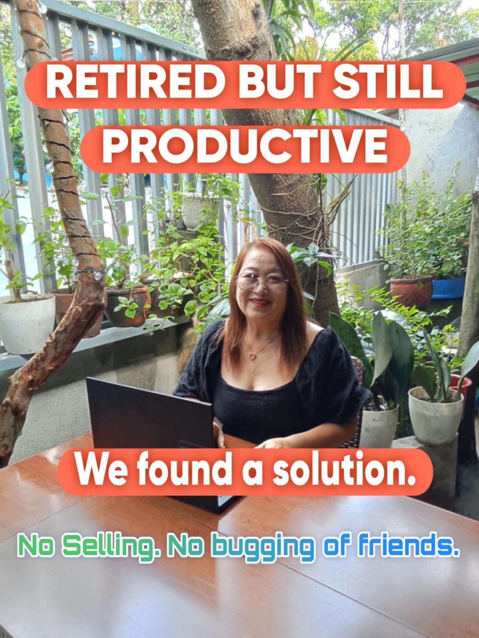 Coach Josephine Raguini Facebook ad: AKALA KO PAG RETIRED NA HINDI NA PRODUCTIVE…