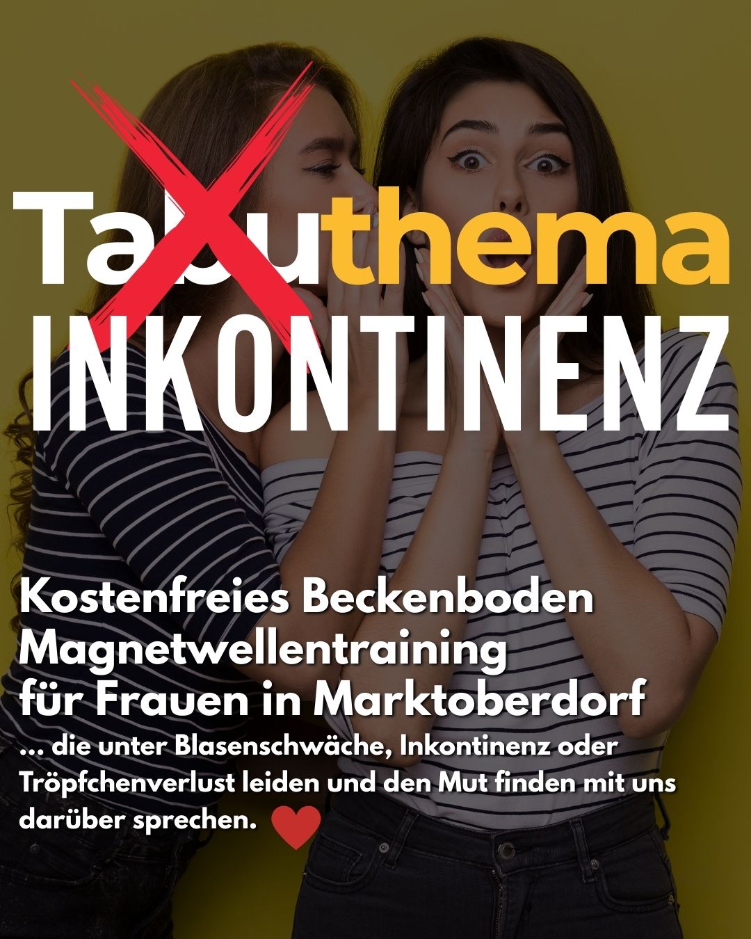 Beckenboden Behandlung Facebook ad