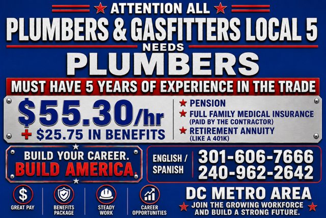 Mid-Atlantic Pipe Trades Association Facebook ad from Jul 31, 2026